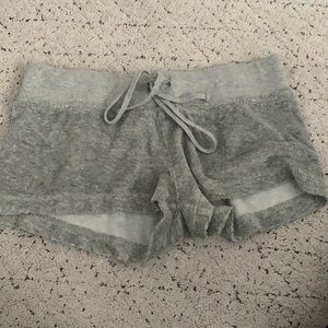 Gray hardtail shorts